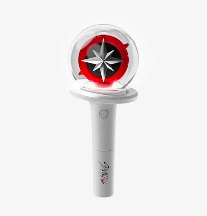 Lighstick da banda Stray Kids representado uma bússola.